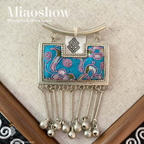 Miao Lock Necklace | Miao Embroidery Jewelry