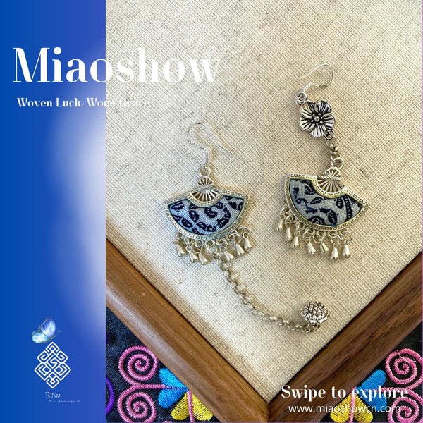 Fan Leads the Breeze | Lotus Earrings
