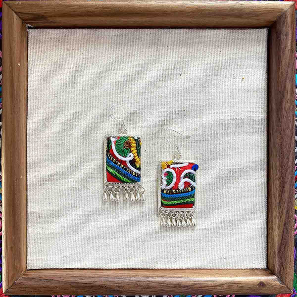 Miao embroidery earrings