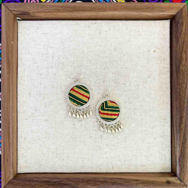 Miao embroidery earrings