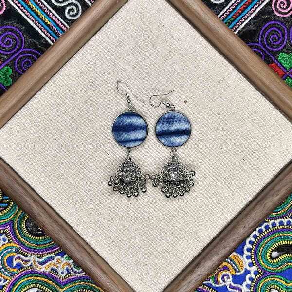 Miao Intangible Cultural Heritage Batik Earrings