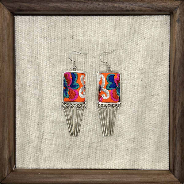 Miao Intangible Cultural Heritage - Miao Embroidery Earrings