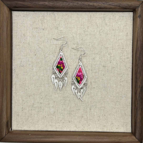 Miao Intangible Cultural Heritage - Miao Embroidery Earrings