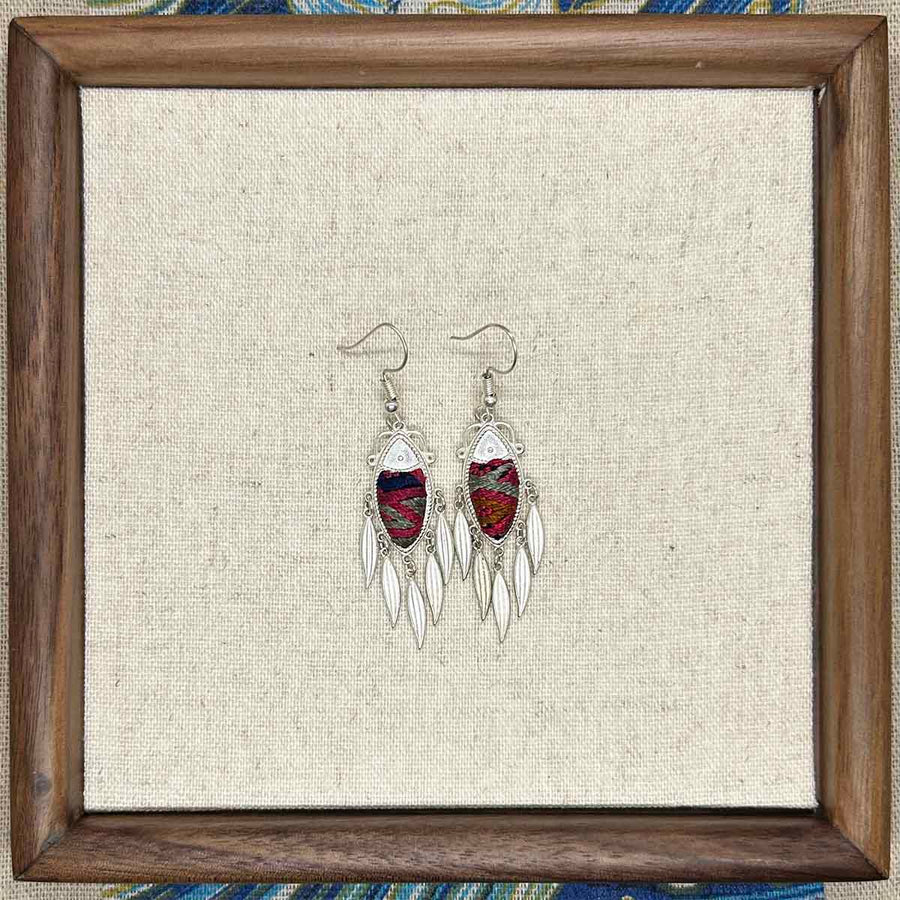 Miao embroidery earrings