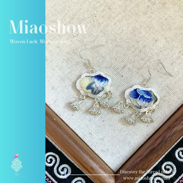 Miao Embroidery Heritage | Blessing Lock Earrings