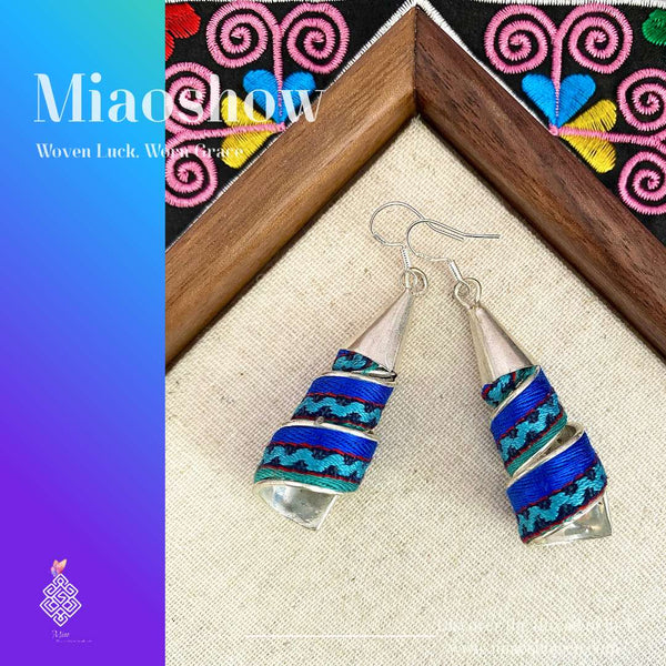 Miao Intangible Cultural Heritage - Miao Embroidery Earrings