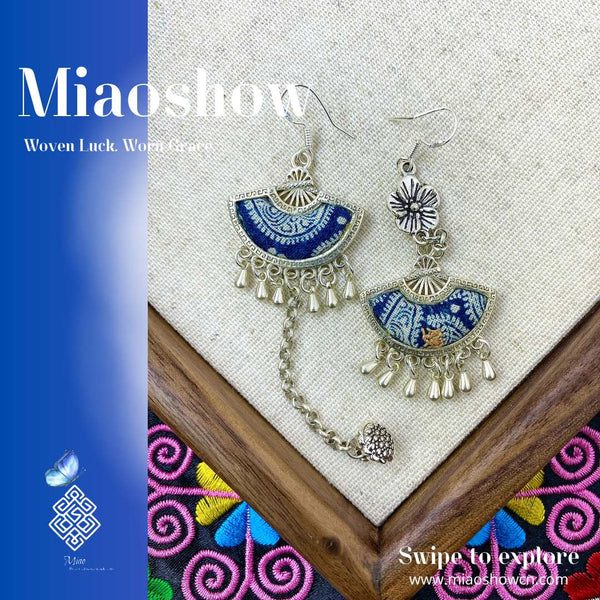 Fan Leads the Breeze | Lotus Earrings