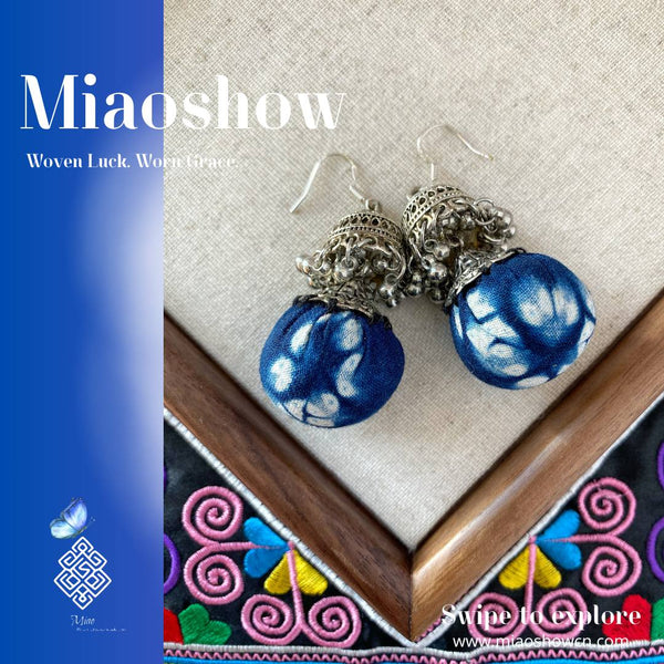 Batik River | Miao Batik Earrings